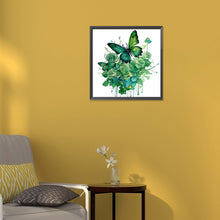 Load image into Gallery viewer, Butterfly 30*30CM (canvas) Partial Special-Shaped Drill Diamond Painting
