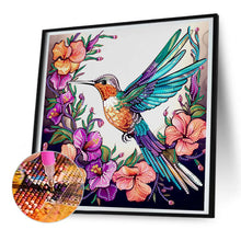 Load image into Gallery viewer, Hummingbird 30*30CM (canvas) Partial Special-Shaped Drill Diamond Painting
