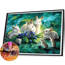 Load image into Gallery viewer, Rabbit 50*40CM (canvas) Full Round AB Drill Diamond Painting
