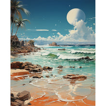 Load image into Gallery viewer, Sea View 40*50CM (canvas) Full Round AB Drill Diamond Painting
