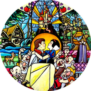 Snow White 35*35CM (canvas) Full Round Drill Diamond Painting