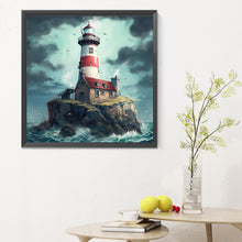 Load image into Gallery viewer, Lighthouse 30*30CM (canvas) Full Round Drill Diamond Painting
