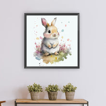 Load image into Gallery viewer, Rabbit And Flower 30*30CM (canvas) Full Round Drill Diamond Painting
