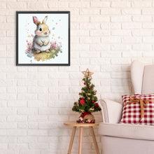 Load image into Gallery viewer, Rabbit And Flower 30*30CM (canvas) Full Round Drill Diamond Painting
