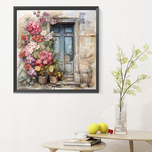 Nostalgic Garden Entrance 30*30CM (canvas) Full Round Drill Diamond Painting