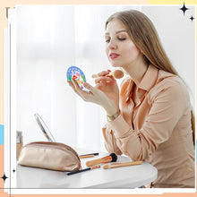 Load image into Gallery viewer, Double Sided Special Shape Diamond Painting Compact Mirror (Snow Room #2)
