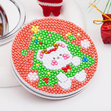 Load image into Gallery viewer, Double Sided Special Shape Diamond Painting Compact Mirror (Christmas Animal #5)
