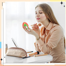 Load image into Gallery viewer, Double Sided Special Shape Diamond Painting Compact Mirror (Christmas Animal #5)
