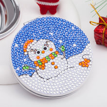 Load image into Gallery viewer, Double Sided Diamond Art Mirror for Adults Kids Beginners (Snowman #6)
