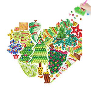 20PCS Diamond Painting Sticker Cartoon Diamond Sticker (Christmas Tree 399)