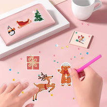 Load image into Gallery viewer, 26PCS Diamond Painting Sticker Cartoon Diamond Sticker (Christmas Element 406)
