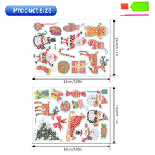 Load image into Gallery viewer, 26PCS Diamond Painting Sticker Cartoon Diamond Sticker (Christmas Element 406)
