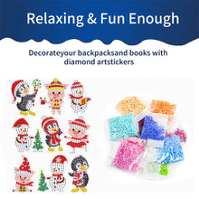 Load image into Gallery viewer, 18PCS Diamond Painting Sticker Cartoon Diamond Sticker (Christmas Creatures 412)
