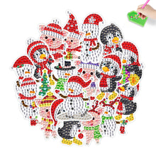 Load image into Gallery viewer, 18PCS Diamond Painting Sticker Cartoon Diamond Sticker (Christmas Creatures 412)
