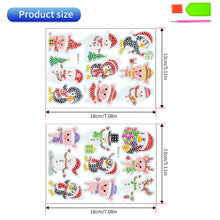 Load image into Gallery viewer, 18PCS Diamond Painting Sticker Cartoon Diamond Sticker (Christmas Creatures 412)
