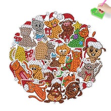 Load image into Gallery viewer, 28PCS Diamond Painting Sticker Cartoon Diamond Sticker (Christmas Critters 415)
