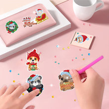 Load image into Gallery viewer, 20PCS Diamond Painting Sticker Cartoon Diamond Sticker (Christmas Creatures 422)
