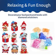 Load image into Gallery viewer, 20PCS Diamond Painting Sticker Cartoon Diamond Sticker (Christmas Creatures 422)
