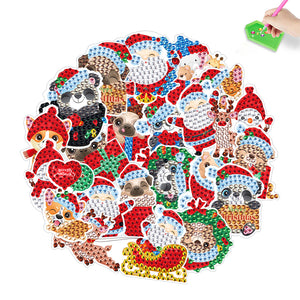 20PCS Diamond Painting Sticker Cartoon Diamond Sticker (Christmas Creatures 422)