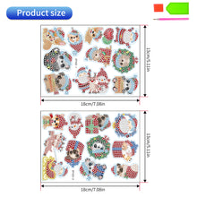 Load image into Gallery viewer, 20PCS Diamond Painting Sticker Cartoon Diamond Sticker (Christmas Creatures 422)
