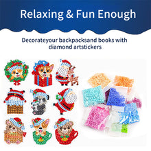 Load image into Gallery viewer, 20PCS Diamond Painting Sticker Cartoon Diamond Sticker (Christmas Critters 426)
