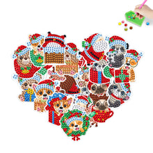 Load image into Gallery viewer, 20PCS Diamond Painting Sticker Cartoon Diamond Sticker (Christmas Critters 426)
