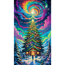 Load image into Gallery viewer, Christmas Aurora Elk 40*70CM (canvas) Full Square Drill Diamond Painting
