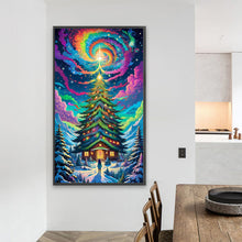 Load image into Gallery viewer, Christmas Aurora Elk 40*70CM (canvas) Full Square Drill Diamond Painting
