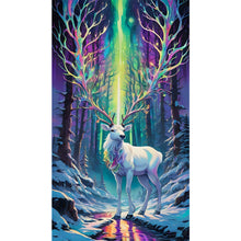 Load image into Gallery viewer, Christmas Aurora Elk 40*70CM (canvas) Full Square Drill Diamond Painting
