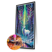 Load image into Gallery viewer, Christmas Aurora Elk 40*70CM (canvas) Full Square Drill Diamond Painting
