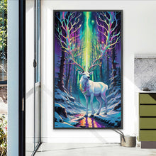 Load image into Gallery viewer, Christmas Aurora Elk 40*70CM (canvas) Full Square Drill Diamond Painting
