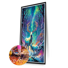 Load image into Gallery viewer, Christmas Aurora Elk 40*70CM (canvas) Full Square Drill Diamond Painting
