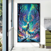 Load image into Gallery viewer, Christmas Aurora Elk 40*70CM (canvas) Full Square Drill Diamond Painting
