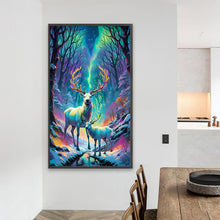 Load image into Gallery viewer, Christmas Aurora Elk 40*70CM (canvas) Full Square Drill Diamond Painting
