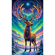 Load image into Gallery viewer, Christmas Aurora Elk 40*70CM (canvas) Full Square Drill Diamond Painting
