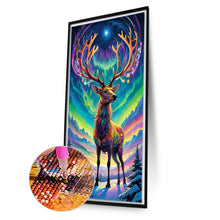 Load image into Gallery viewer, Christmas Aurora Elk 40*70CM (canvas) Full Square Drill Diamond Painting
