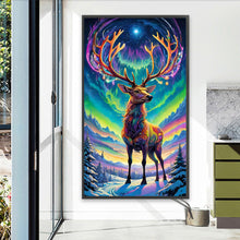 Load image into Gallery viewer, Christmas Aurora Elk 40*70CM (canvas) Full Square Drill Diamond Painting
