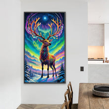 Load image into Gallery viewer, Christmas Aurora Elk 40*70CM (canvas) Full Square Drill Diamond Painting
