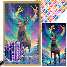 Load image into Gallery viewer, Christmas Aurora Elk 40*70CM (canvas) Full Square Drill Diamond Painting
