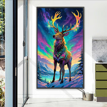 Load image into Gallery viewer, Christmas Aurora Elk 40*70CM (canvas) Full Square Drill Diamond Painting
