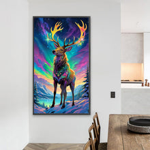 Load image into Gallery viewer, Christmas Aurora Elk 40*70CM (canvas) Full Square Drill Diamond Painting
