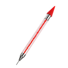 Load image into Gallery viewer, Diamond Art Pens Double Heads with Wax for Nail Art Rhinestones (Red)
