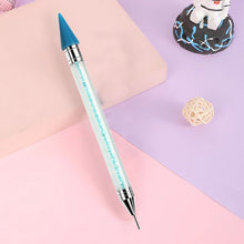 Load image into Gallery viewer, Diamond Art Pens Double Heads with Wax for Nail Art Rhinestones (Blue)
