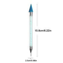 Load image into Gallery viewer, Diamond Art Pens Double Heads with Wax for Nail Art Rhinestones (Blue)
