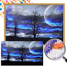 Load image into Gallery viewer, Blue Sky 60*35CM (canvas) Full Round Drill Diamond Painting
