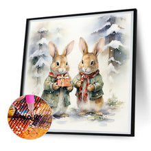 Load image into Gallery viewer, Gift Bunny 30*30CM (canvas) Full Round Drill Diamond Painting
