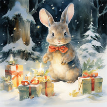 Load image into Gallery viewer, Gift Bunny 30*30CM (canvas) Full Round Drill Diamond Painting
