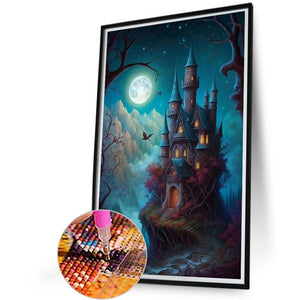 Youye Castle 40*60CM (canvas) Full Round Drill Diamond Painting