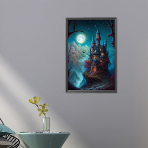 Youye Castle 40*60CM (canvas) Full Round Drill Diamond Painting