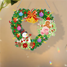 Load image into Gallery viewer, Special Shaped Diamond Painting Wall Decor Wreath (Love Snowman Cookie Man)
